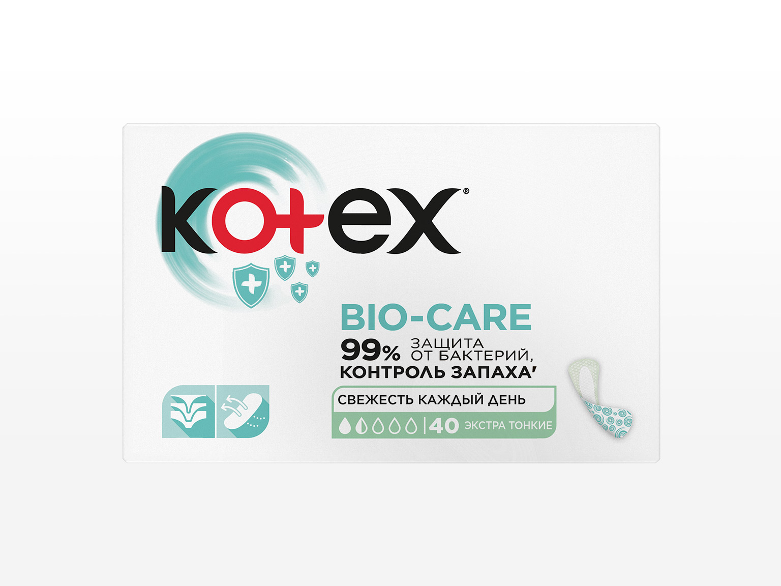 Kotex Bio-Care ekstra yupqa 40 dona