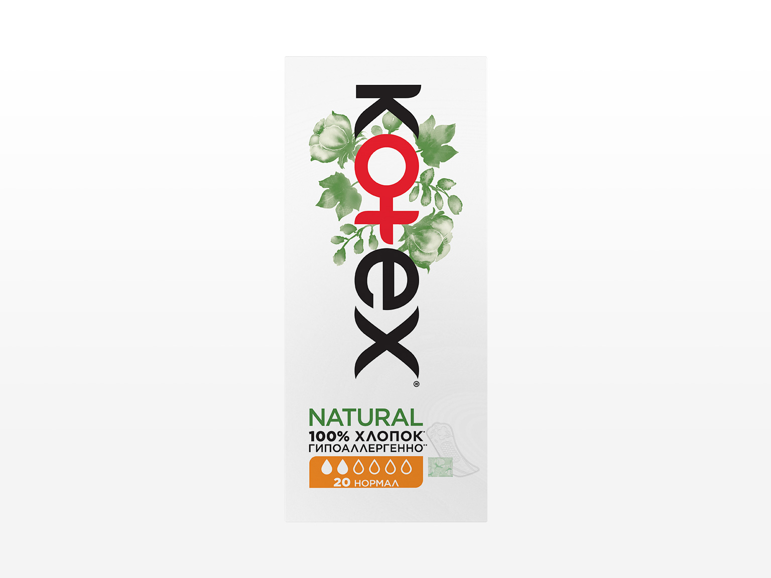 Kotex Natural Normal 20 dona