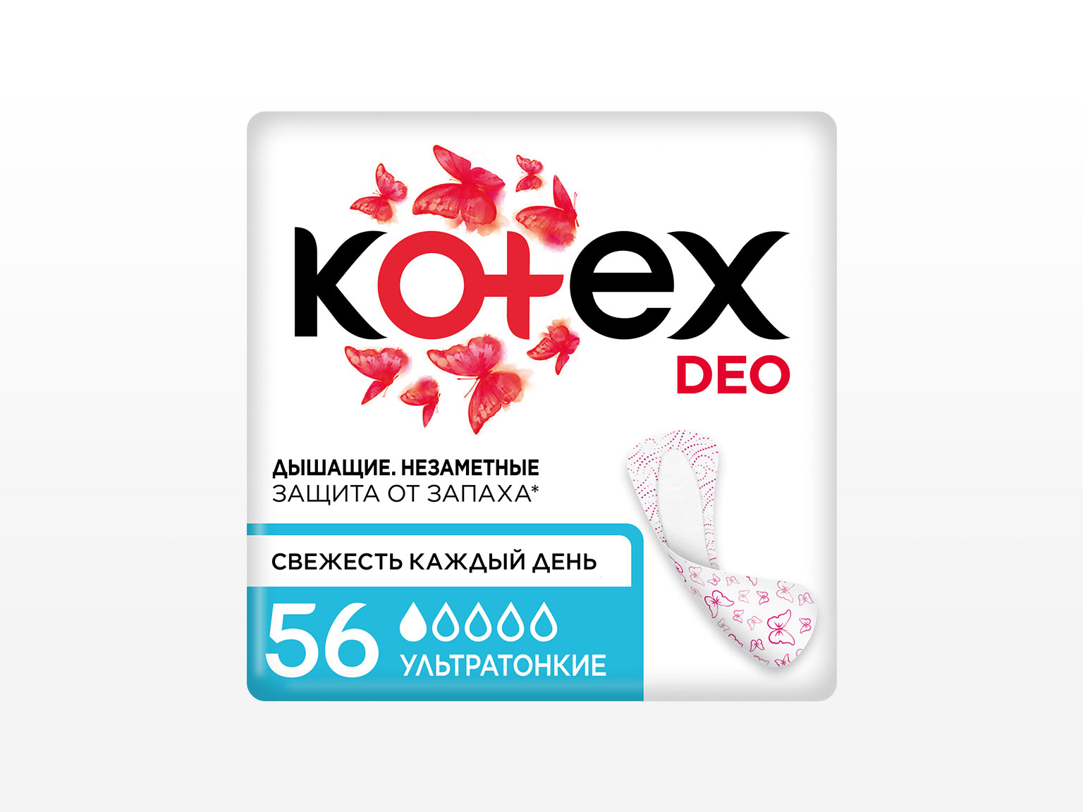 Kotex Deo Ультратонкие 56 шт