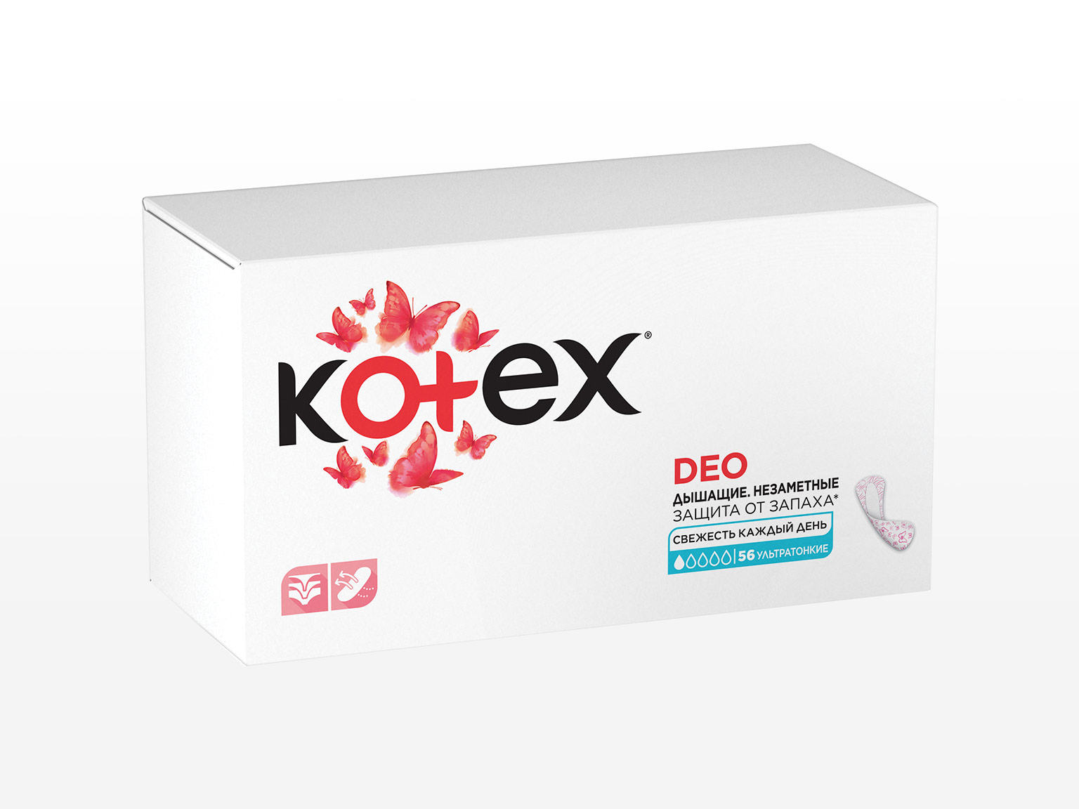 Kotex Deo Ultra yupqa 56 dona