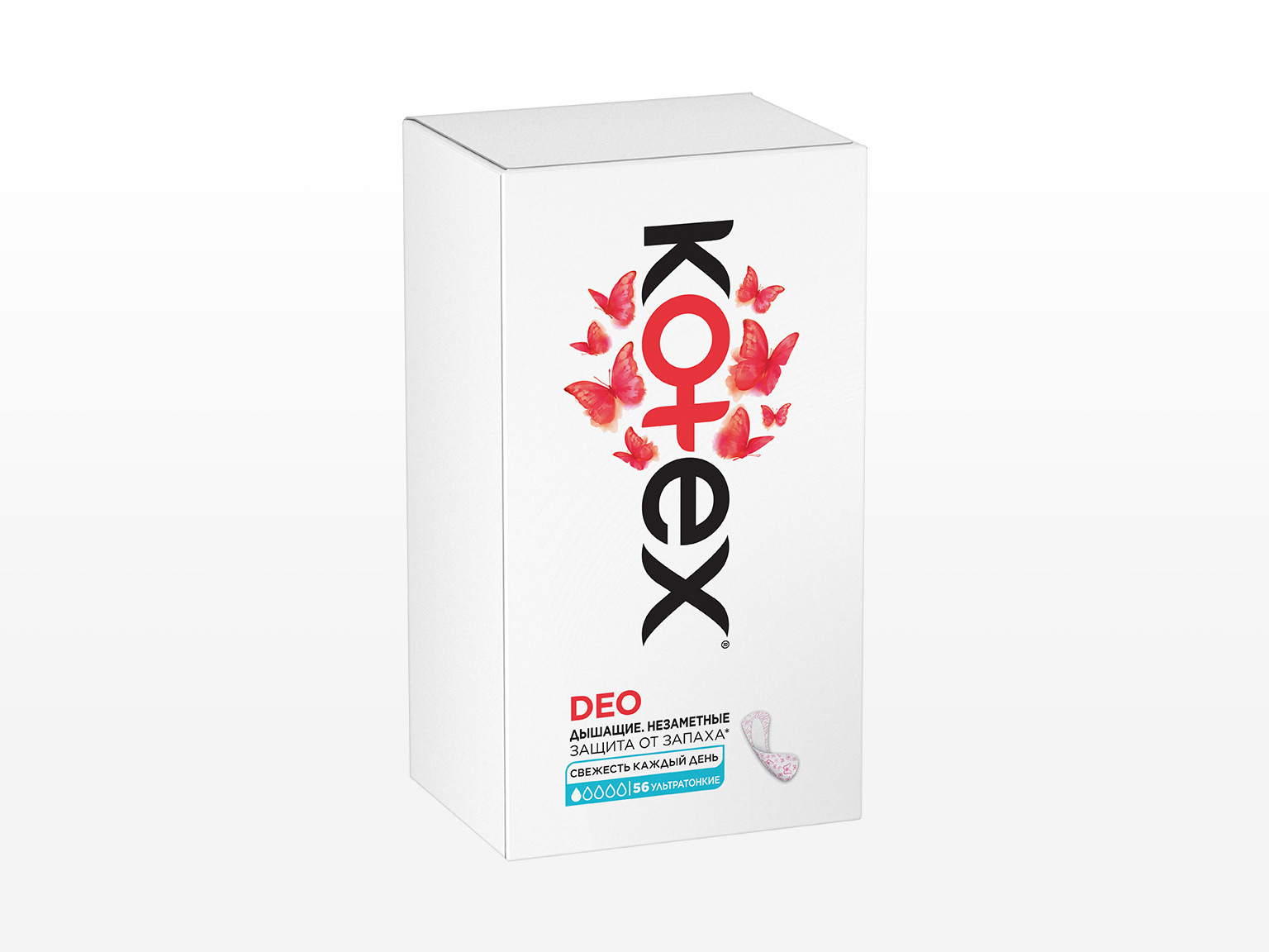 Kotex Deo Ultra yupqa 56 dona